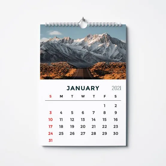 Calendars printed by Jojo Prints